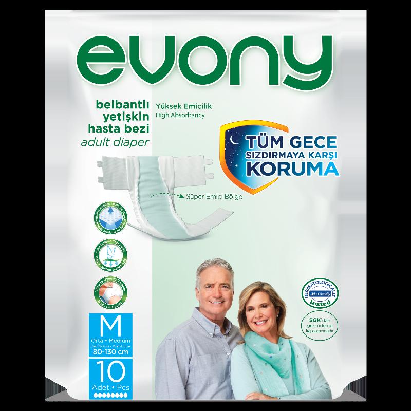 EVONY Підгузники д/дорослих "2" Medium 10 шт.//6